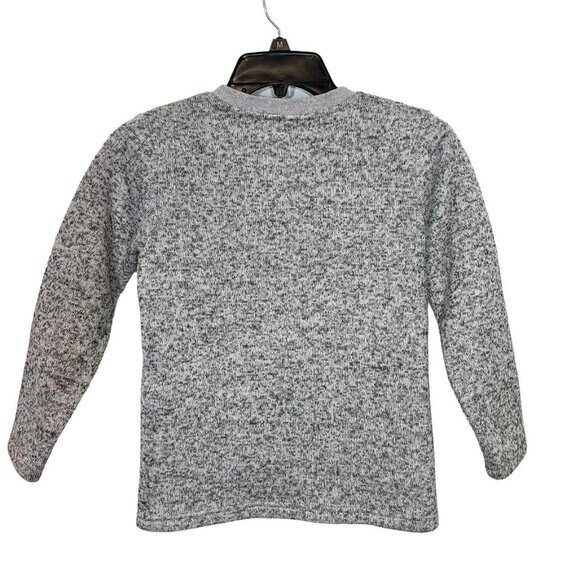 Aurora Baby OWL Sweater Girls Size 140 (7-8)‎ Novelty Grey Crewneck Pullover - Picture 2 of 9